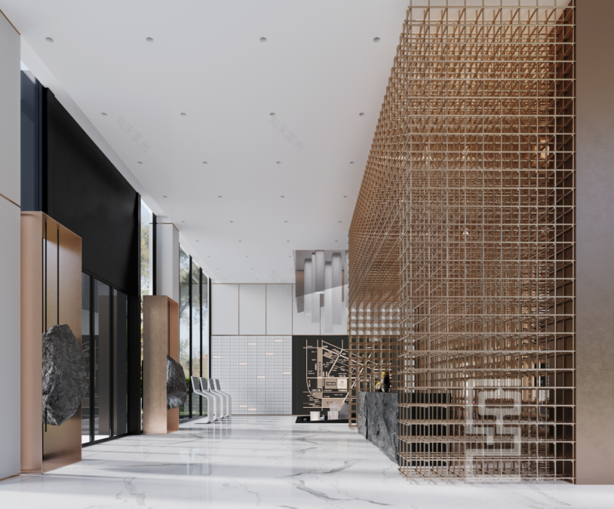 几何之美,原色空间设计的售楼部艺术-21