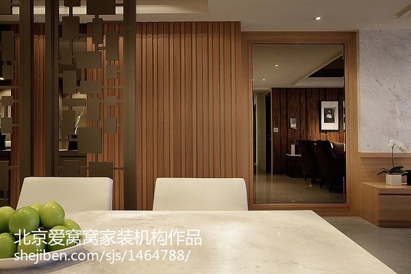 精锐米籣周公馆120平米三居装修案例-15