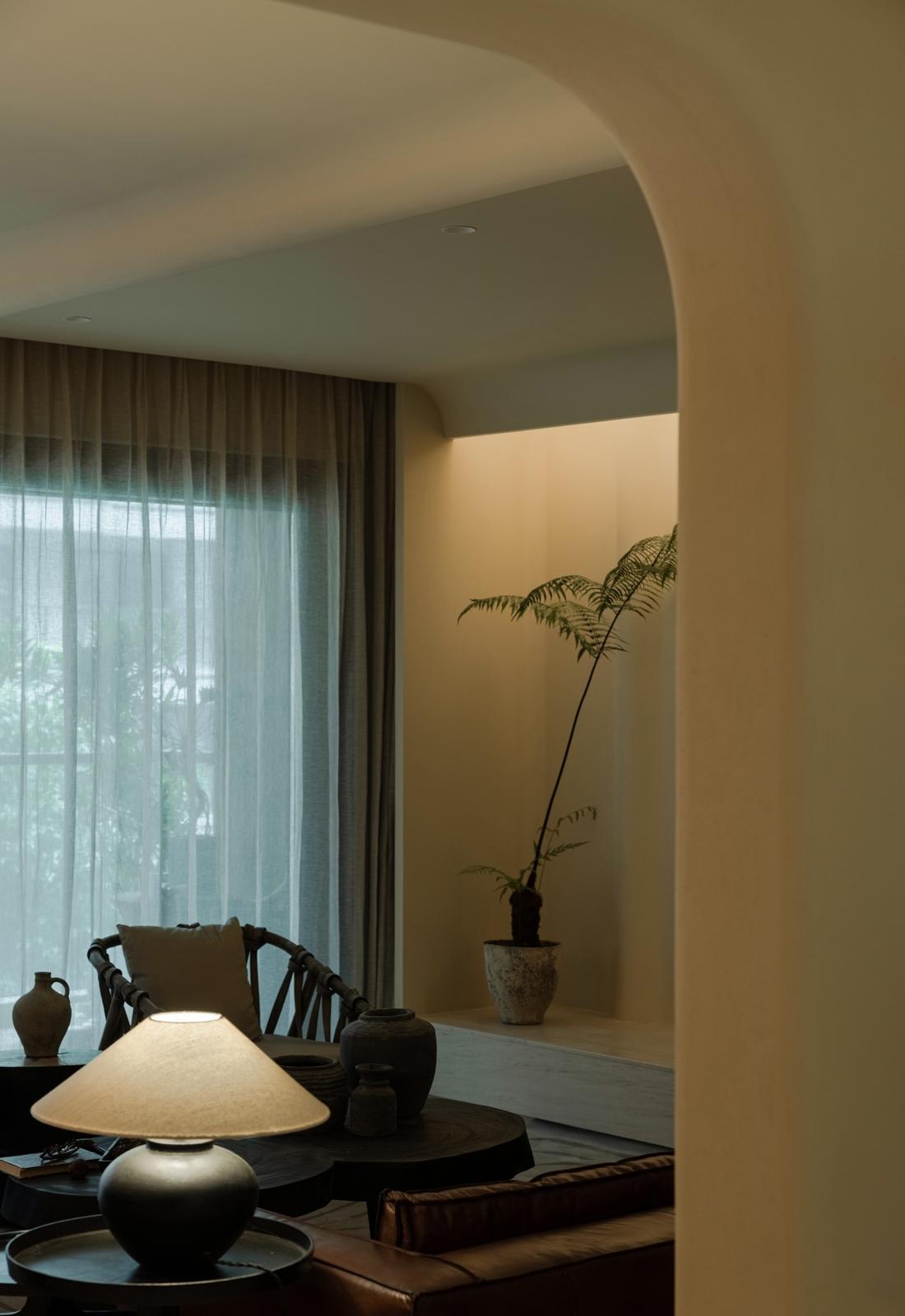 清羽设计丨平层丨松 间 月 影-9