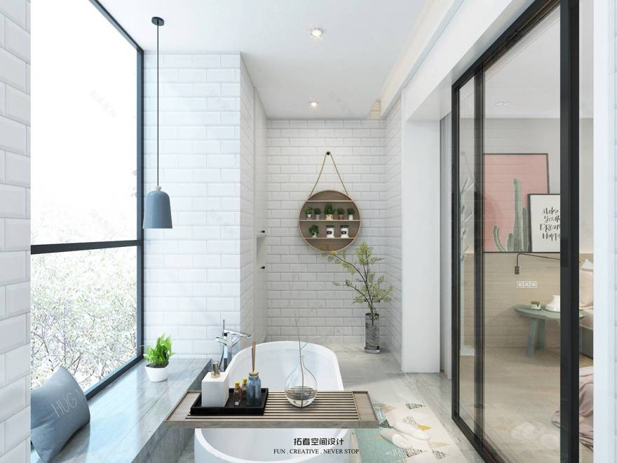 北欧风情的和泰城 125㎡小清新之家-33