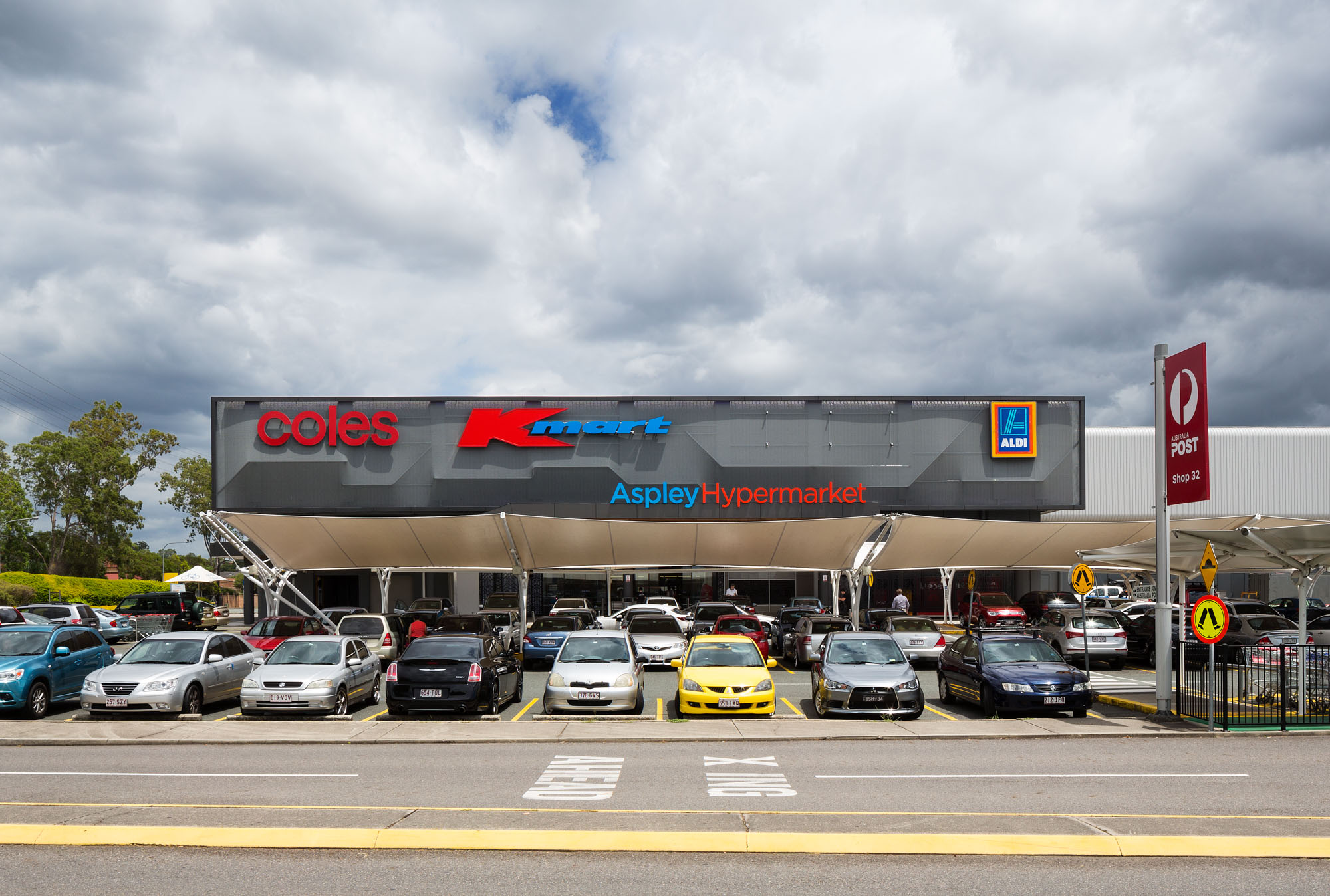 昆士兰 Aspley 超市场升级改造，Kaynemaile Ltd 打造独特立面系统-9