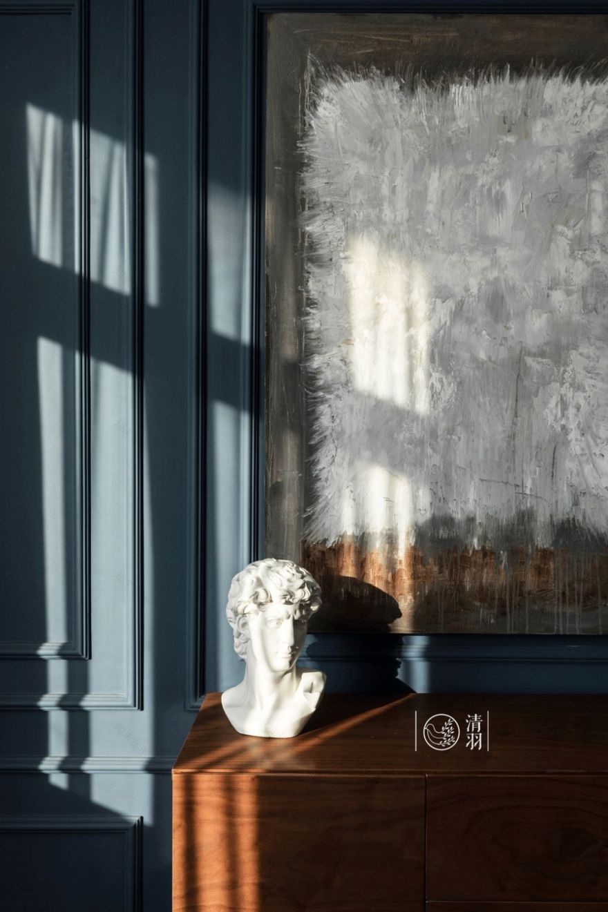 清羽设计打造精致复古布梵良品家居-40