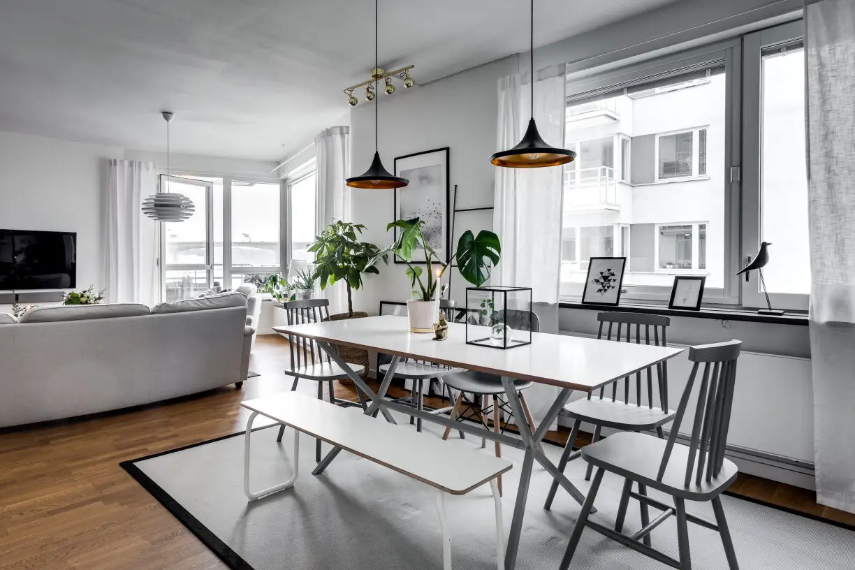 冬日灰湖，夏日蓝波 | 湖景公寓的 Scandinave 风设计-10