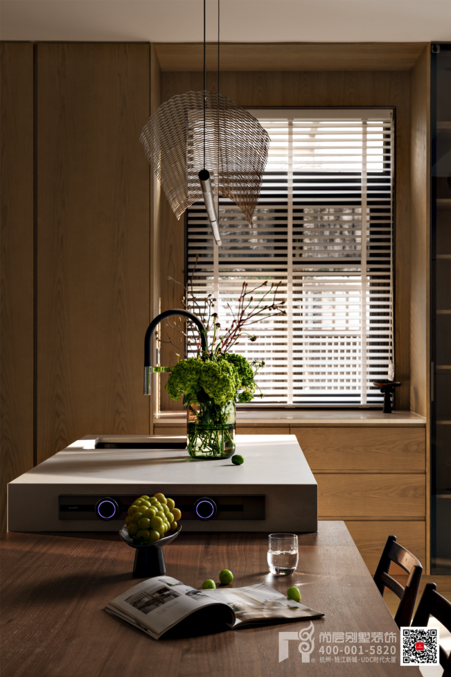 500㎡富春壹号院|木影流光·自然叙事的现代“剪影”别墅-24