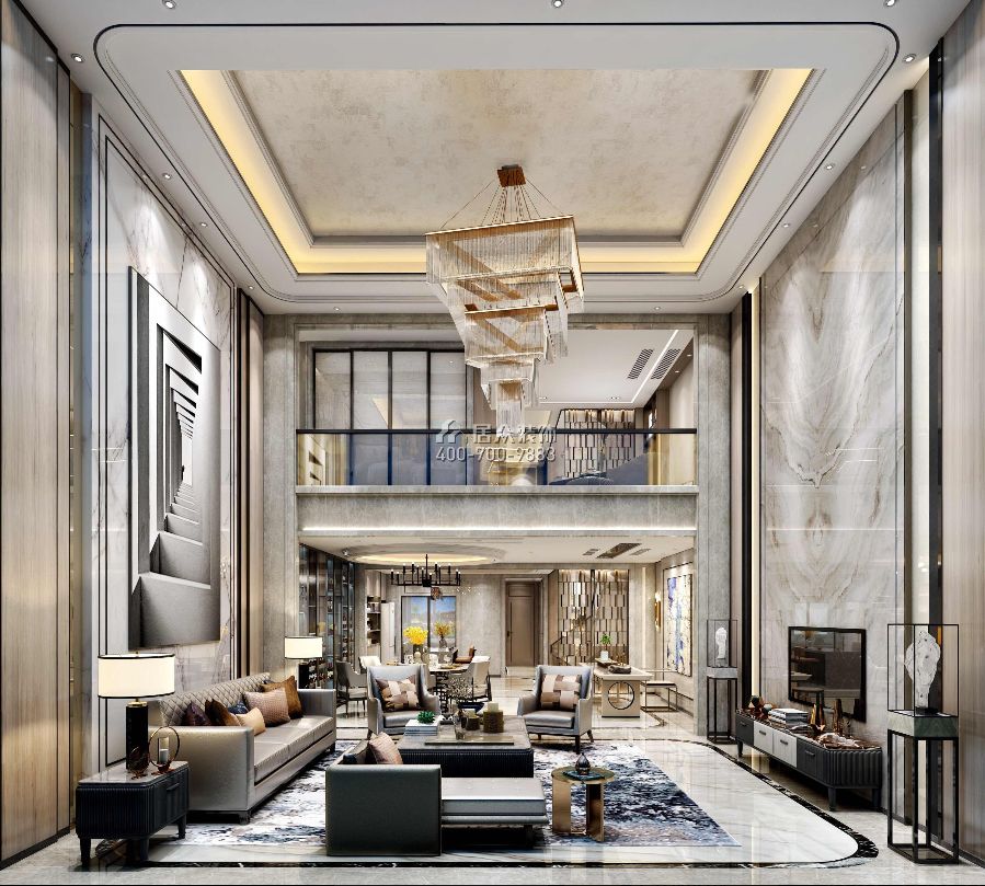 居众案例 | 600㎡现代简约别墅，将漫天繁星收入囊中！-8