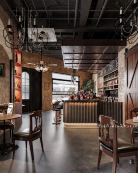 砖瓦之间,昼夜共生 咖啡店丨YIBEI DESIGN SUZHOU