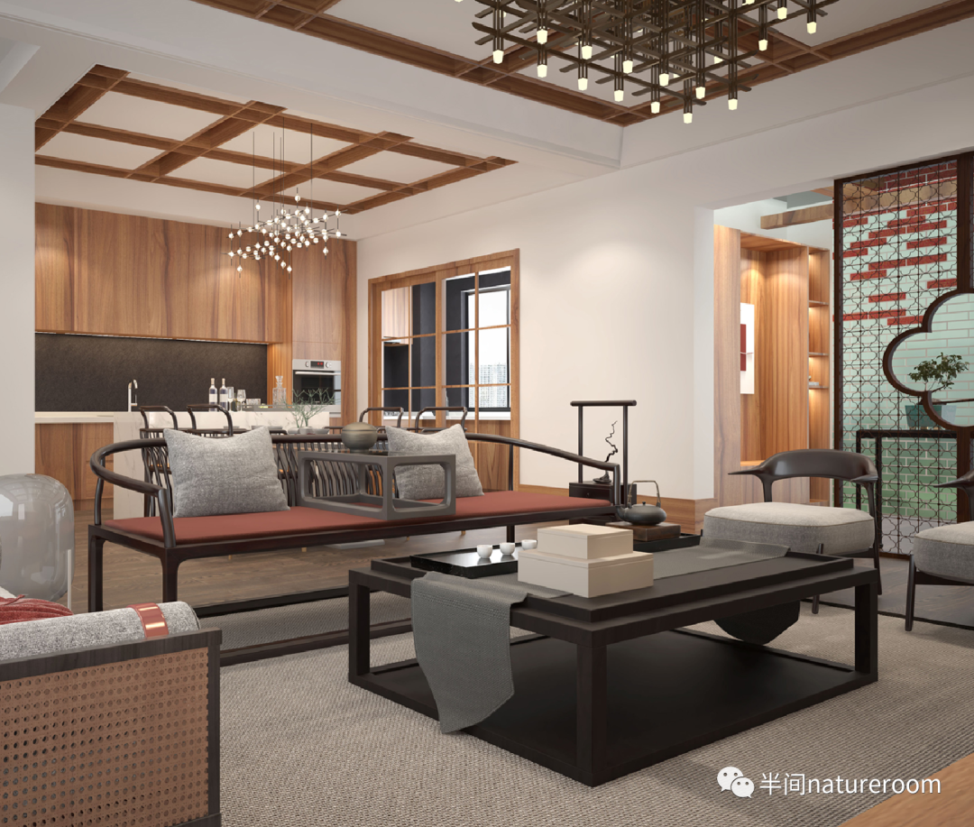 贵阳天麓壹号诗意中式住宅设计丨中国贵阳丨上海半间设计贵阳分公司-26