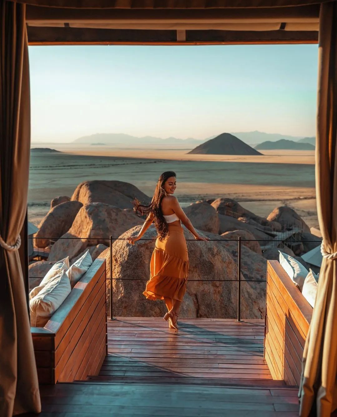 沙漠巨石上的野奢帐篷酒店-38