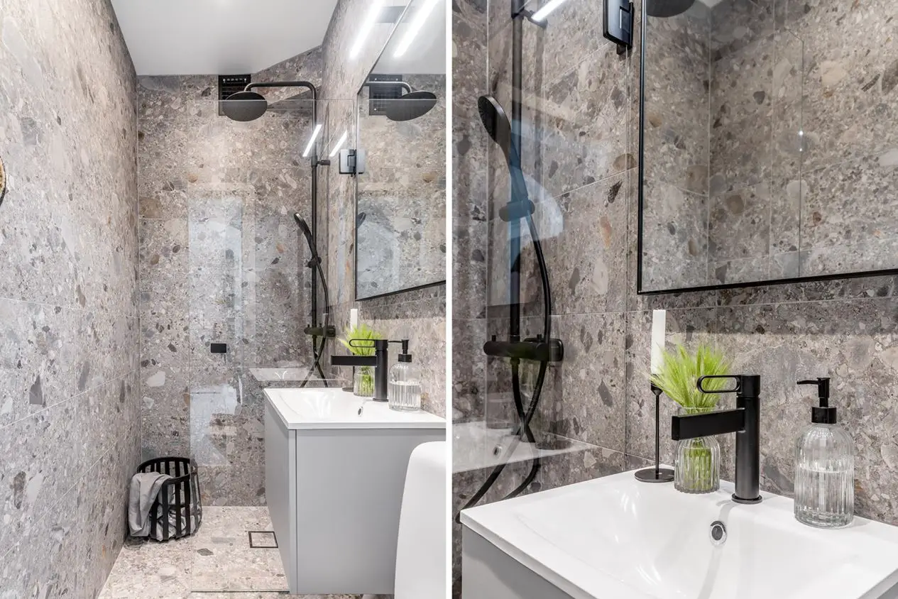 瑞典城市大型工作室公寓的完美改造-15