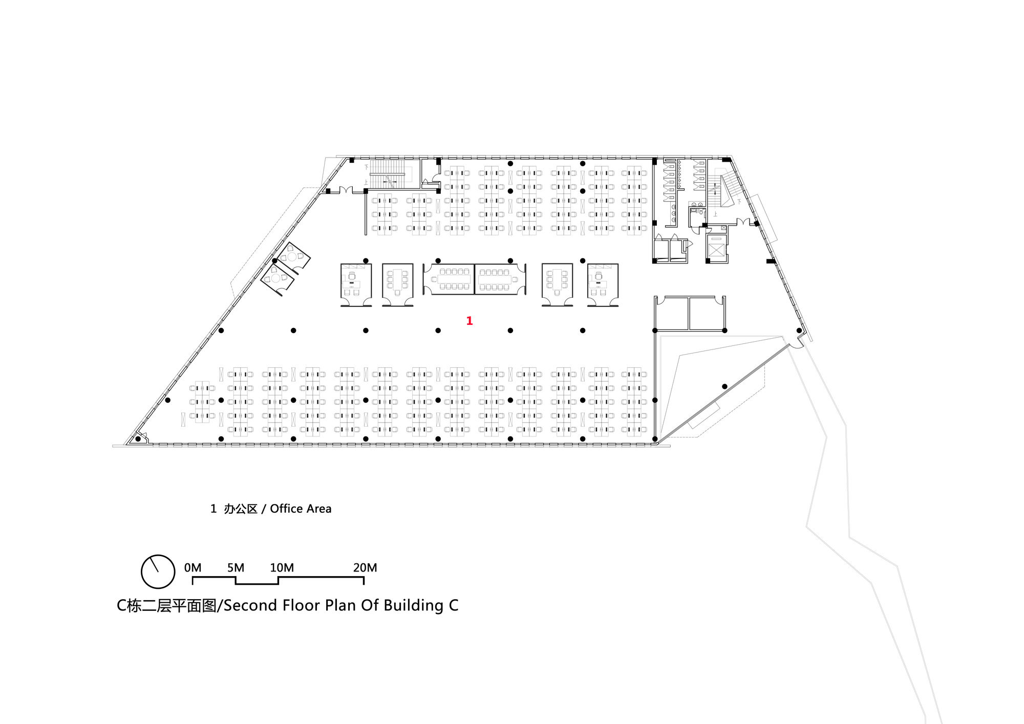 广州网易总部办公楼 建筑设计丨中国广州丨东意建筑-50