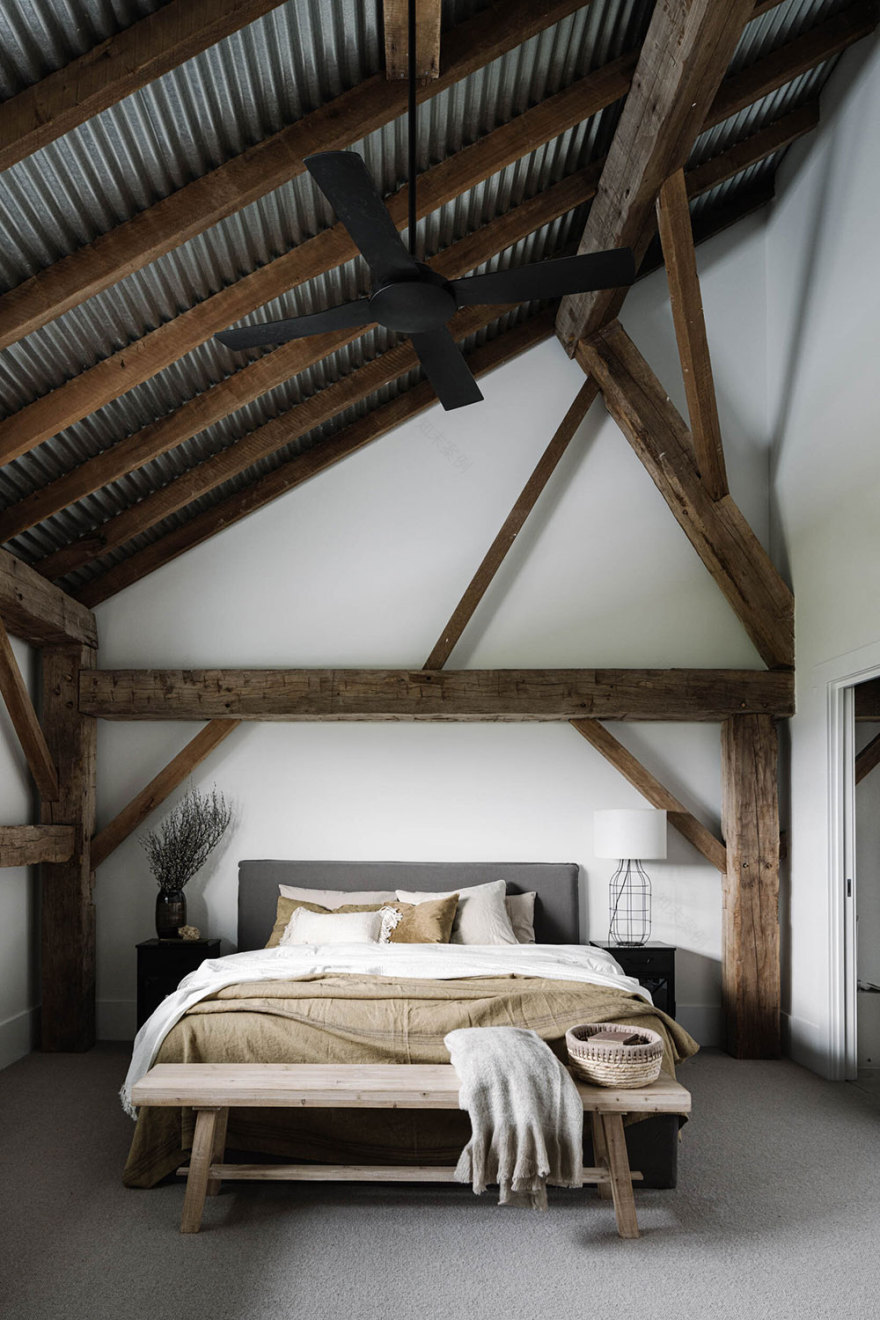 澳大利亚的 160 年美式古董 barn 改造-10