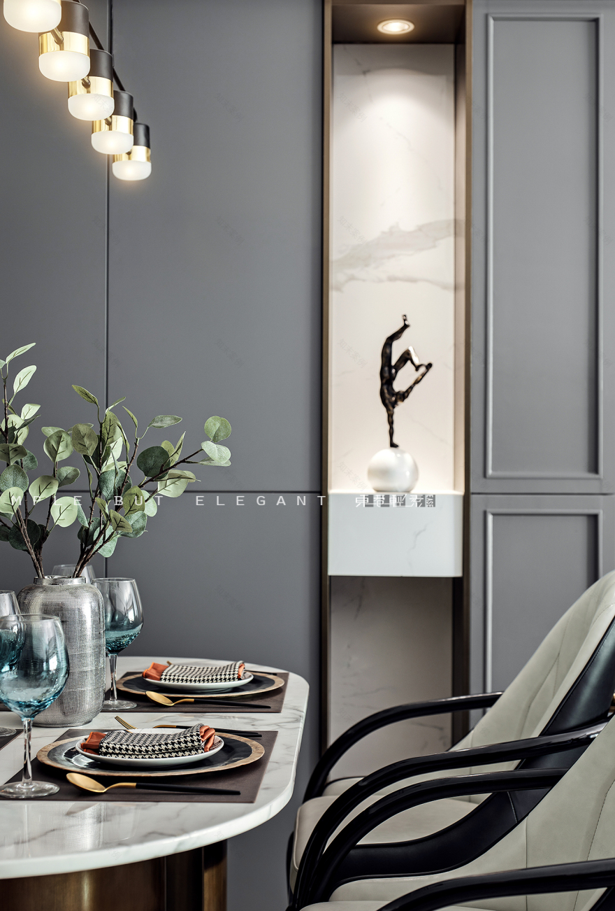 EASE 东巷轻素 |山水江南样板间:三米八深蓝-41