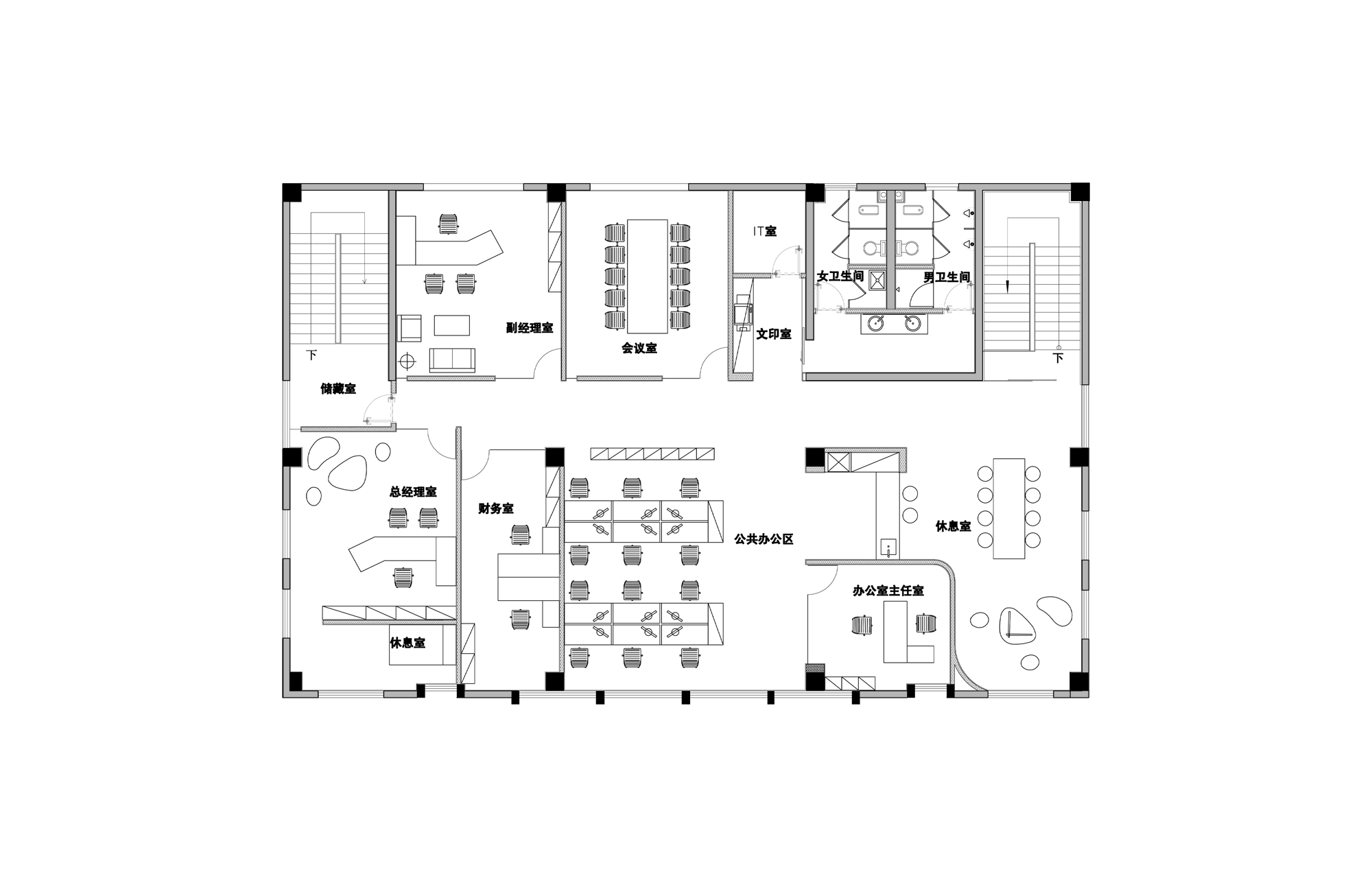 上海迪美隆汽车附件有限公司办公室设计-12