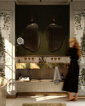 Country Style Bathroom- Moody Elegance