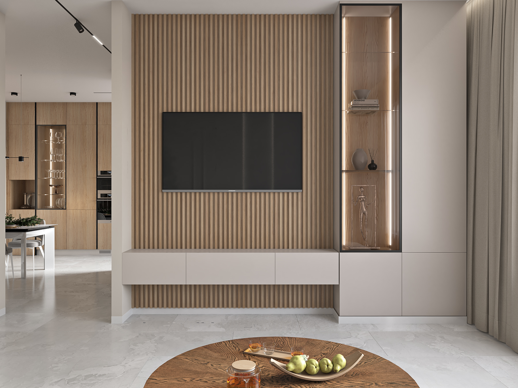 Современный интерьер с элементами эко стиля-5