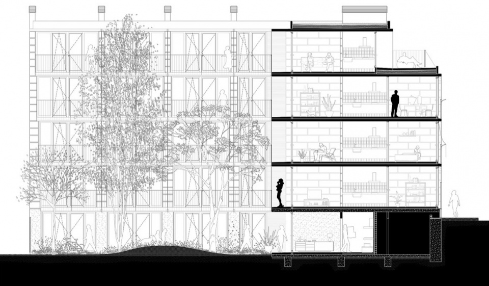 西班牙2104社会住宅丨HARQUITECTES（David Lorente等）-48