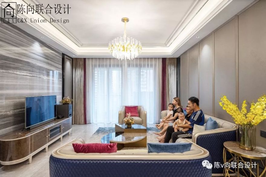 大良天悦湾轻奢优雅空间设计-30