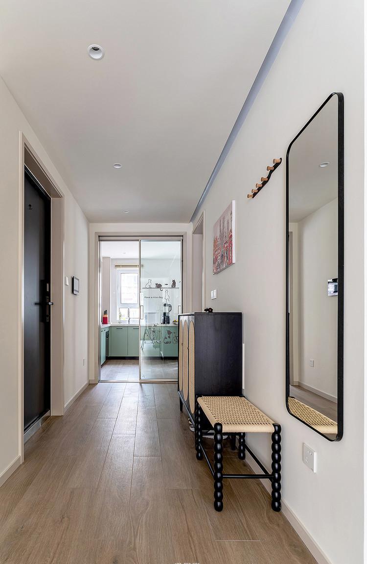 89㎡复古原木风，厨房打开秒变社交领域-19