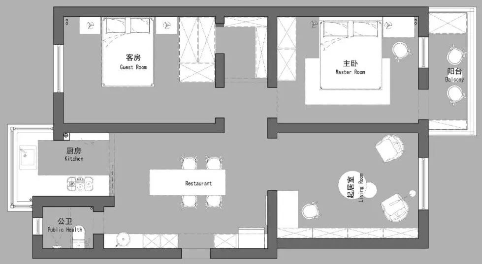 合肥老破小学区房翻新改造丨中国合肥丨合肥1890设计-12