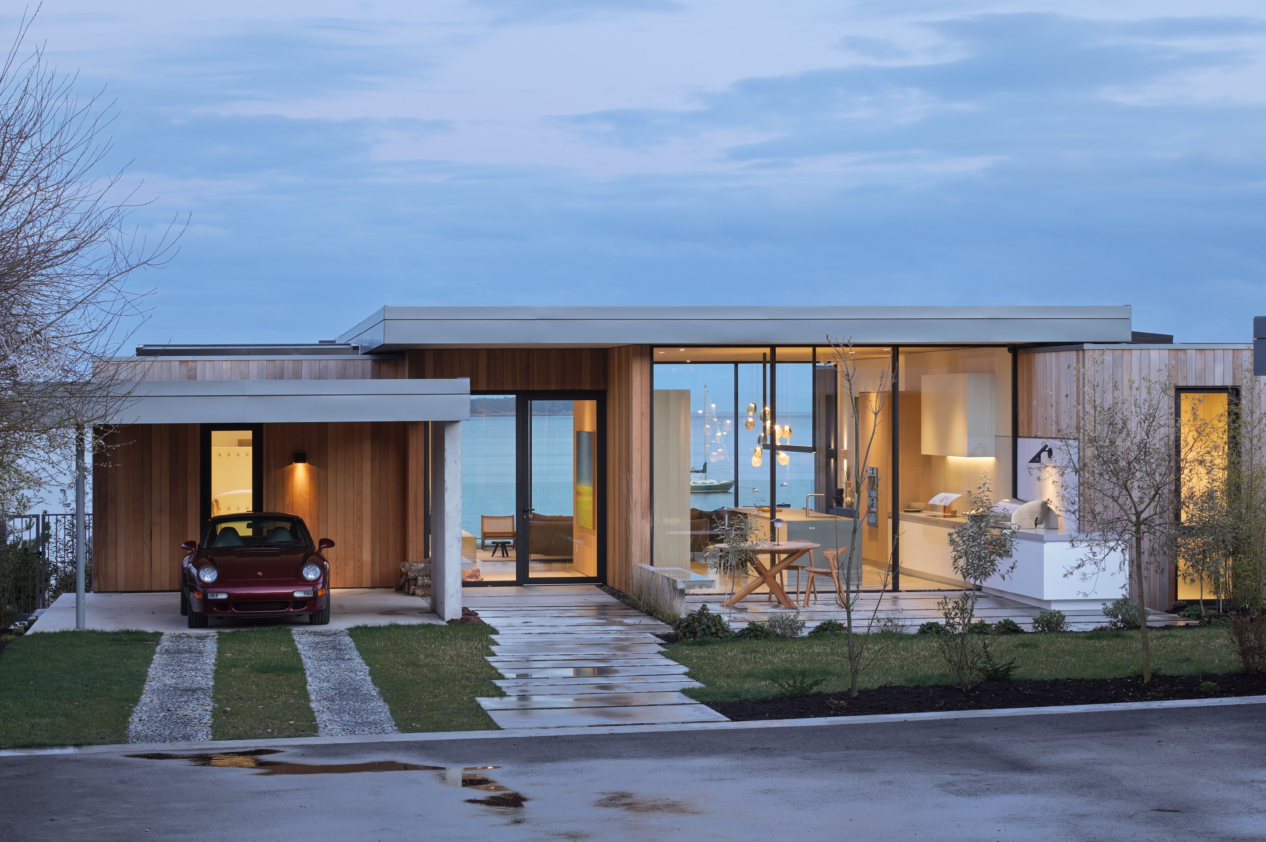 卡德伯勒湾别墅丨加拿大丨Falken Reynolds Interiors-43