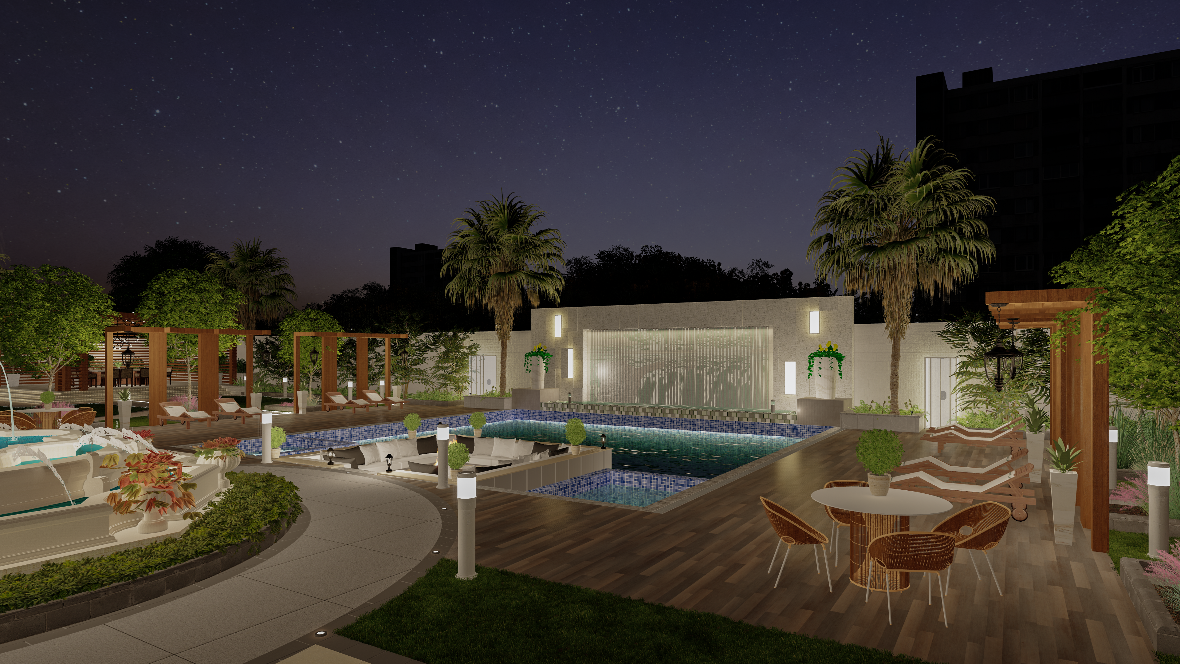 classic garden design - villa -SHARJAH-38