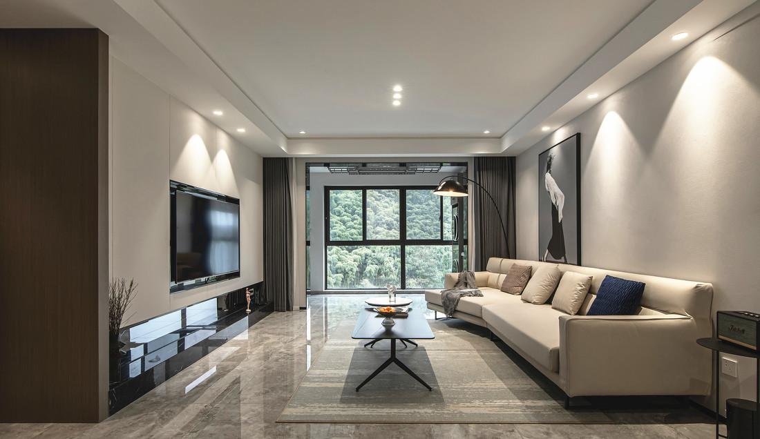 森罗设计 · 浅色系客厅与香槟色卧室-0