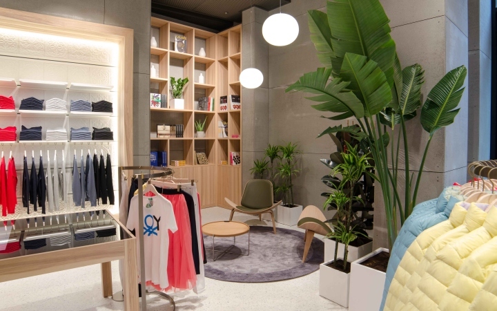 伦敦 Benetton 旗舰店 | 数字化艺术与自然的完美融合-13