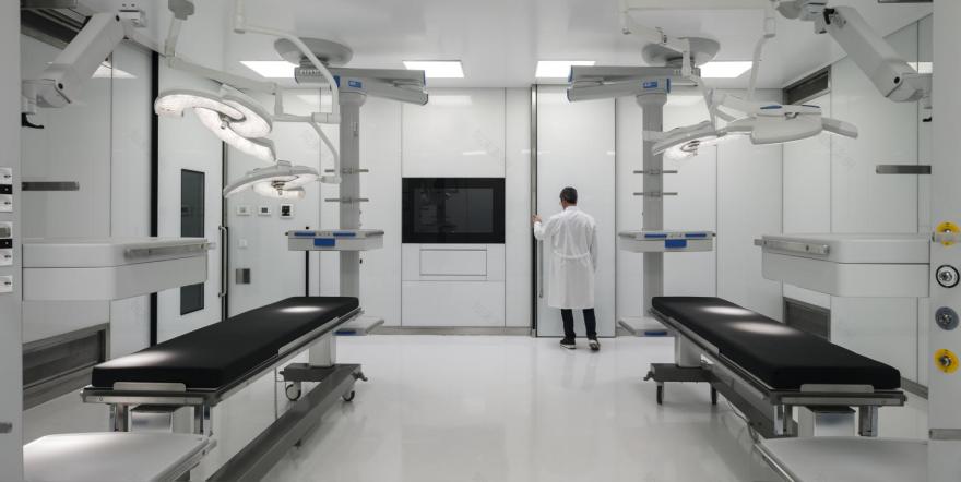 白色网格立面的新医疗建筑 | Idom 的生物十字学院设计-18