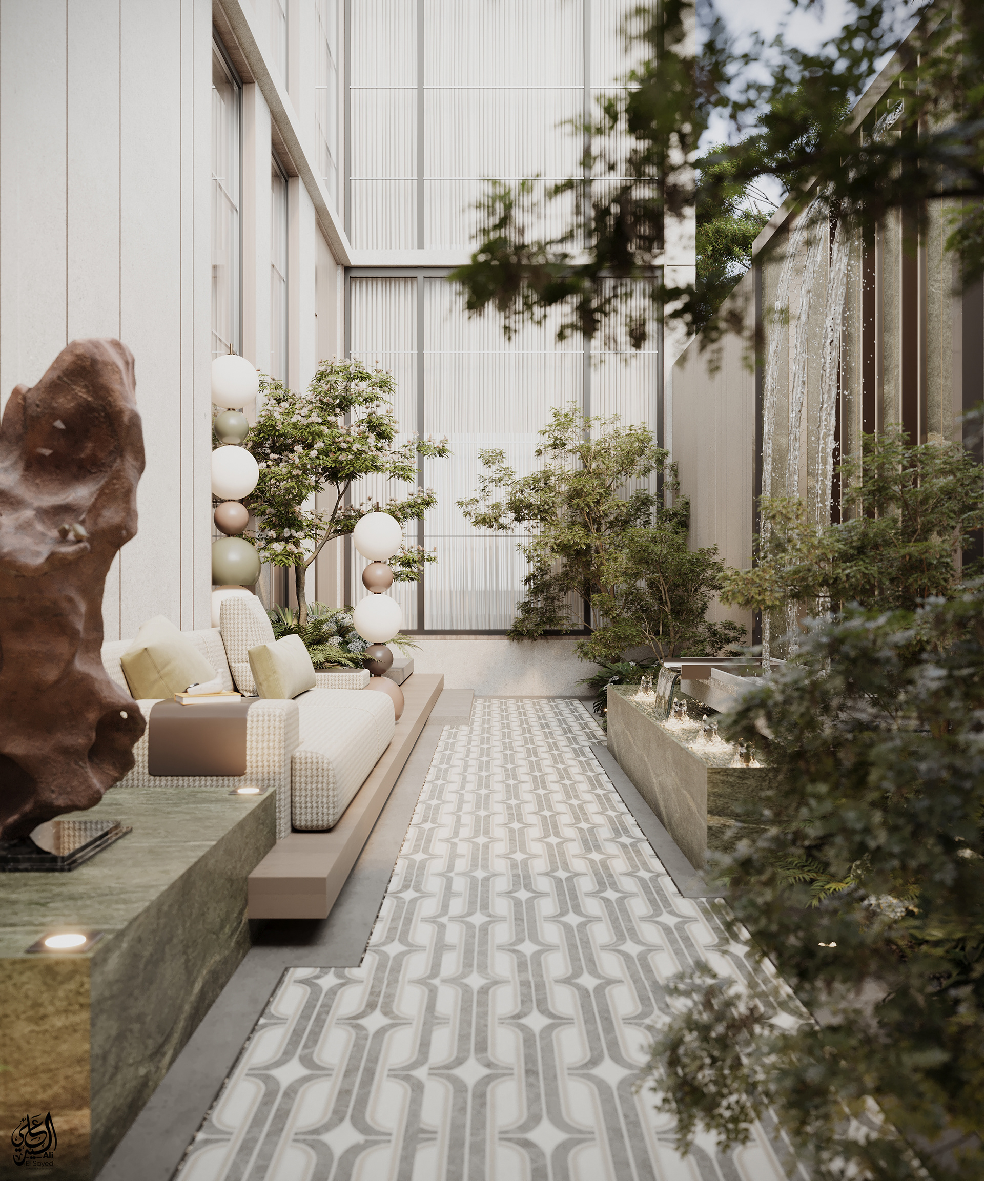 别墅花园景观丨Saudi Arabia-7