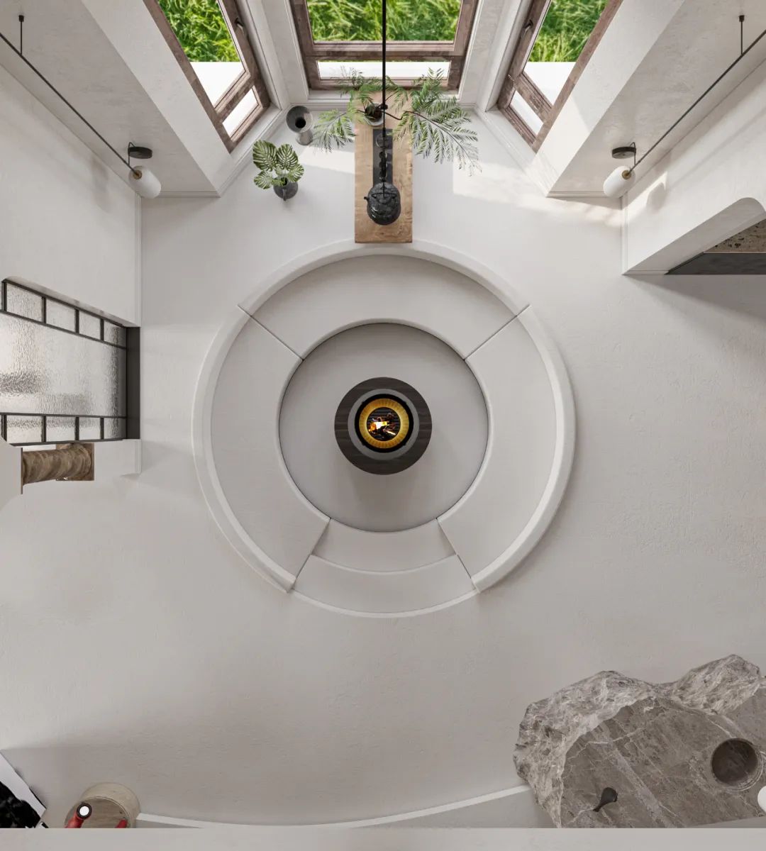 石家庄恣意生长的居住空间丨中国石家庄丨青禾设计事务所-9