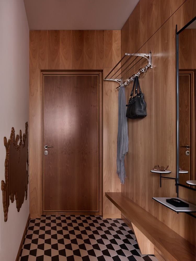 莫斯科家庭公寓设计（含独立卧室）丨俄罗斯莫斯科丨Анастасия Стенберг（阿纳斯塔西娅·斯滕贝格）-53