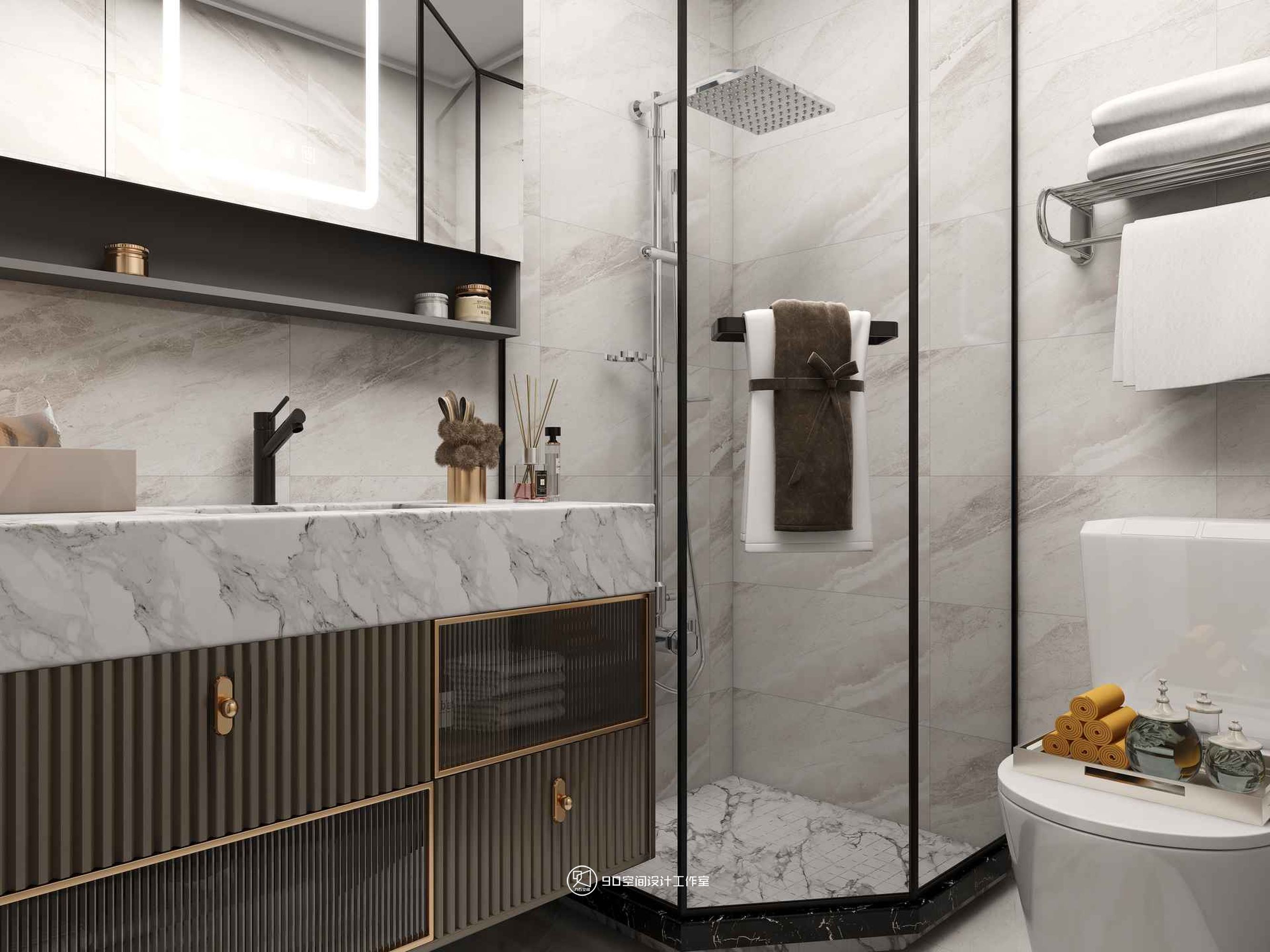 光辉岁月 · 118 平方新中式设计-59