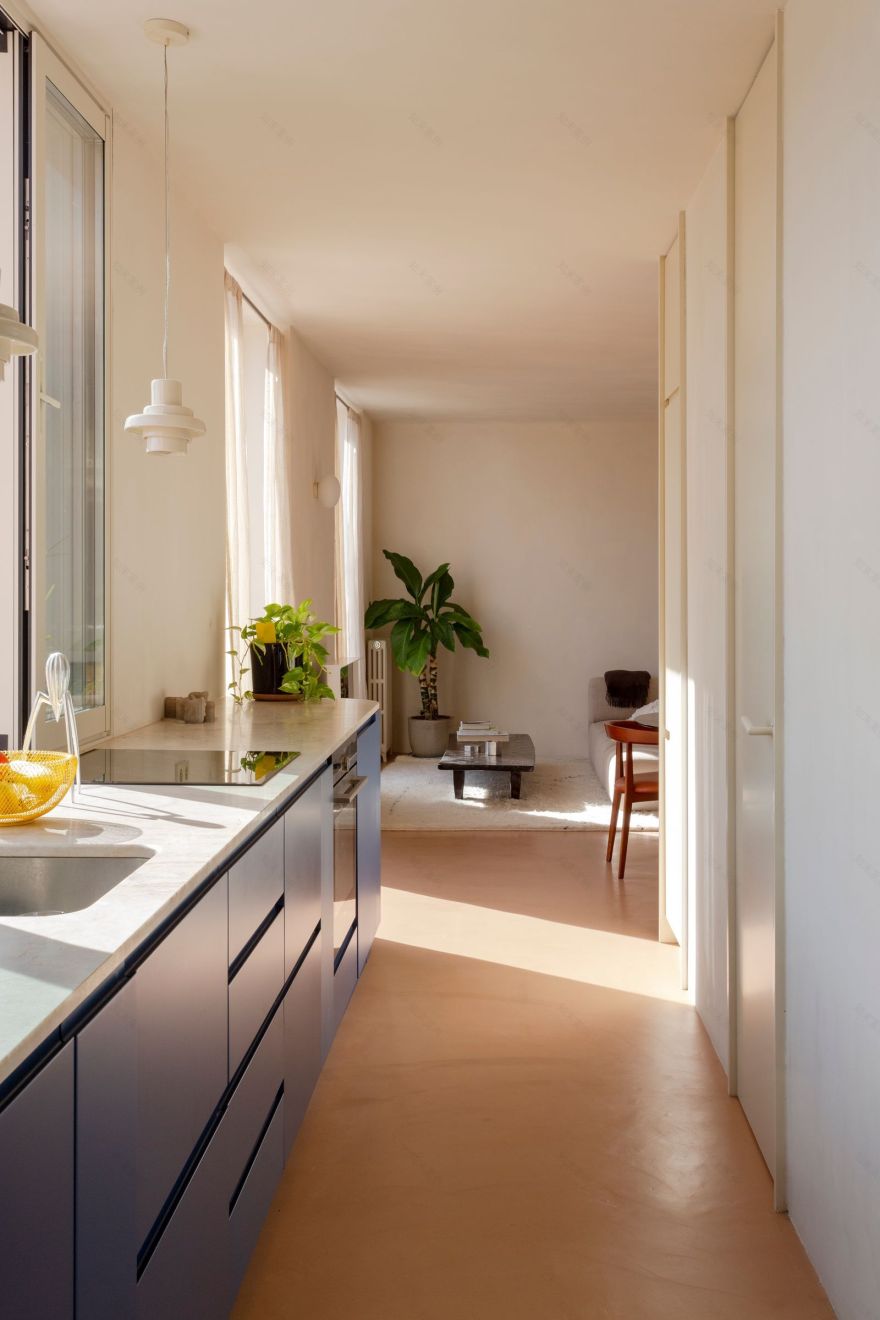 马德里60㎡狭长房屋改造丨西班牙马德里丨Las Bernardas Estudio-25