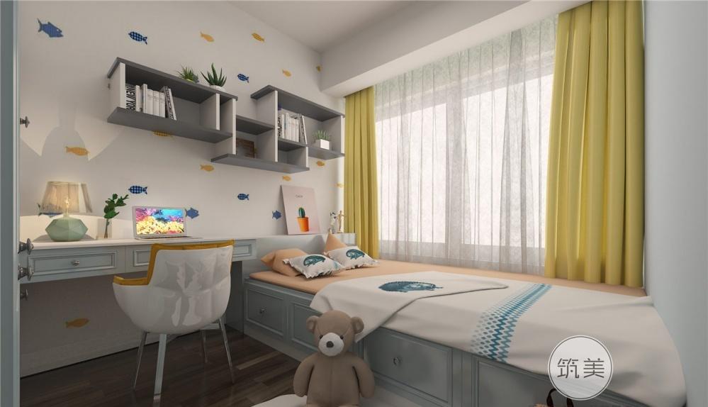 绿城杨柳郡蓝色梦幻家居设计-21