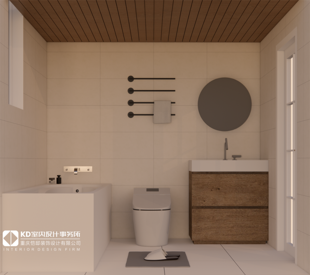 重庆龙湖西苑原木风住宅丨中国重庆丨KD室内设计事务所-47