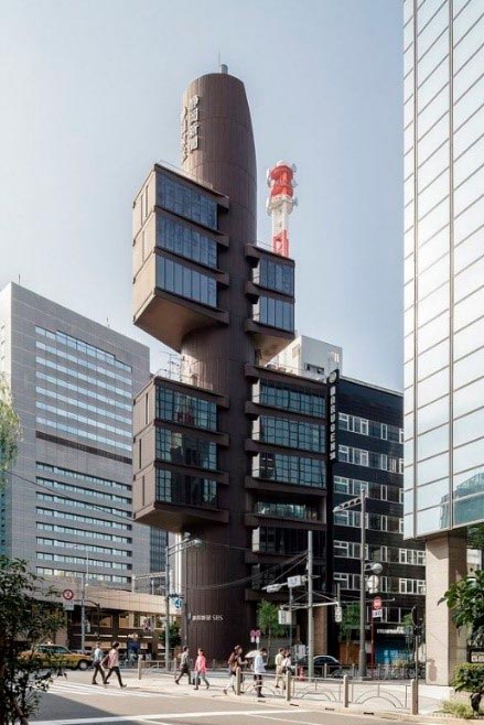 “中银胶囊塔”（Капсульная башня «Накагин»）丨日本东京丨黑川纪章（Кисё Курокава）-24