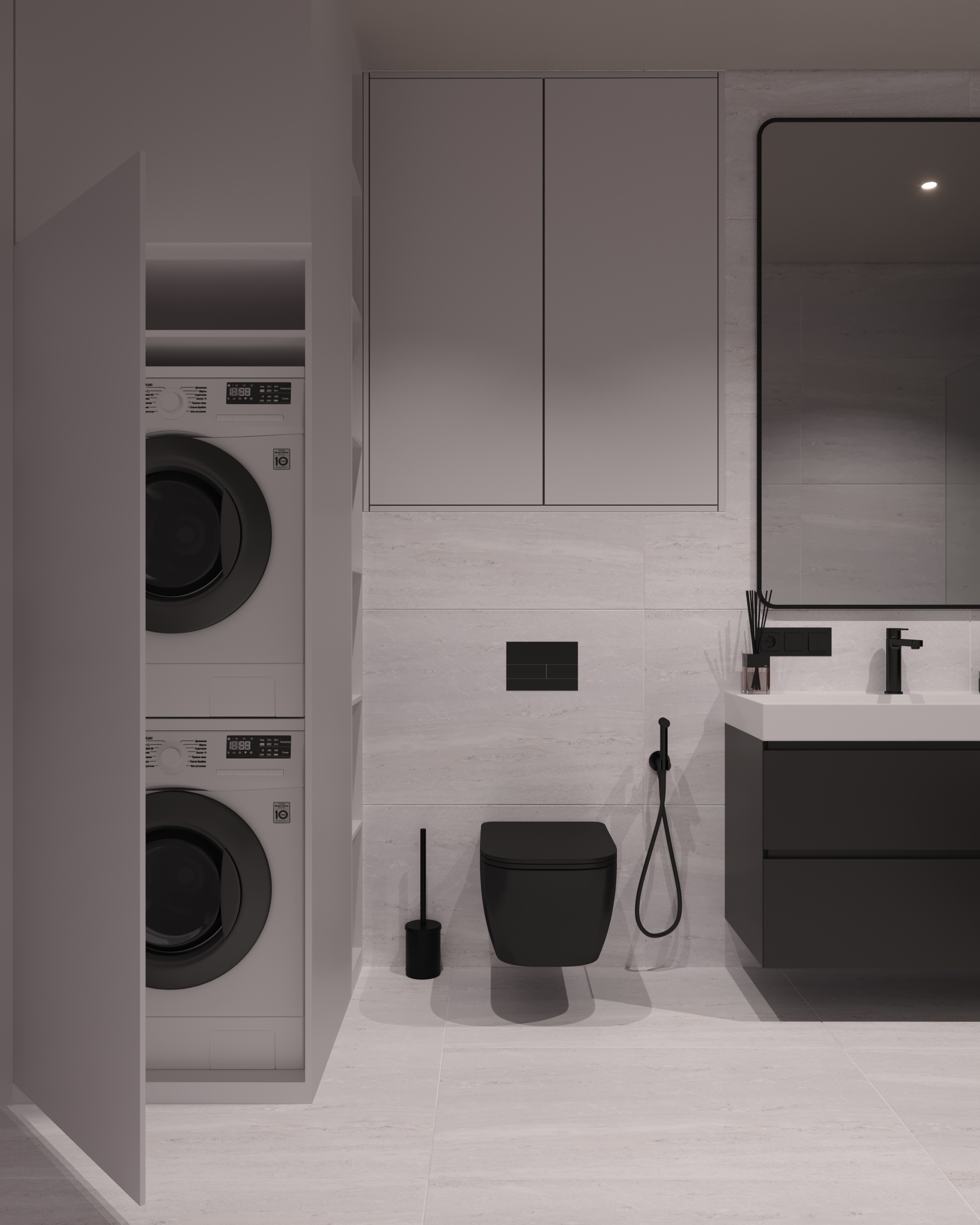 乌克兰浴室可视化设计丨Inesa Orlenko-6