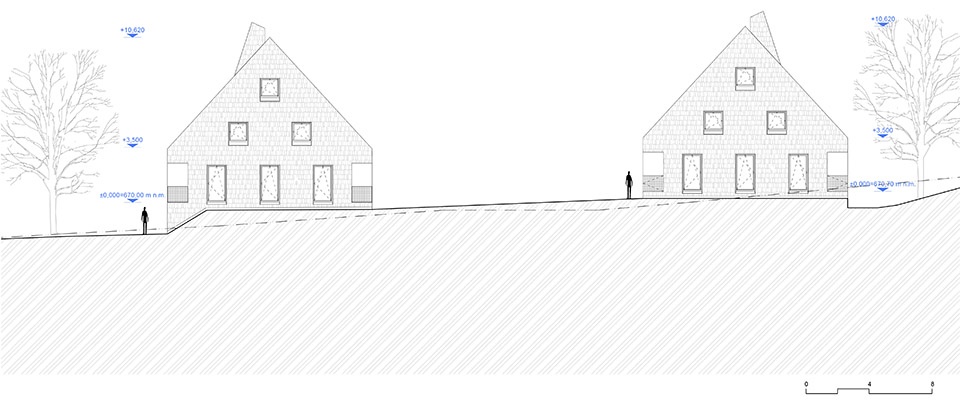 Filipovice 公寓楼,捷克 / CL3 极简主义与传统山墙的完美融合-59
