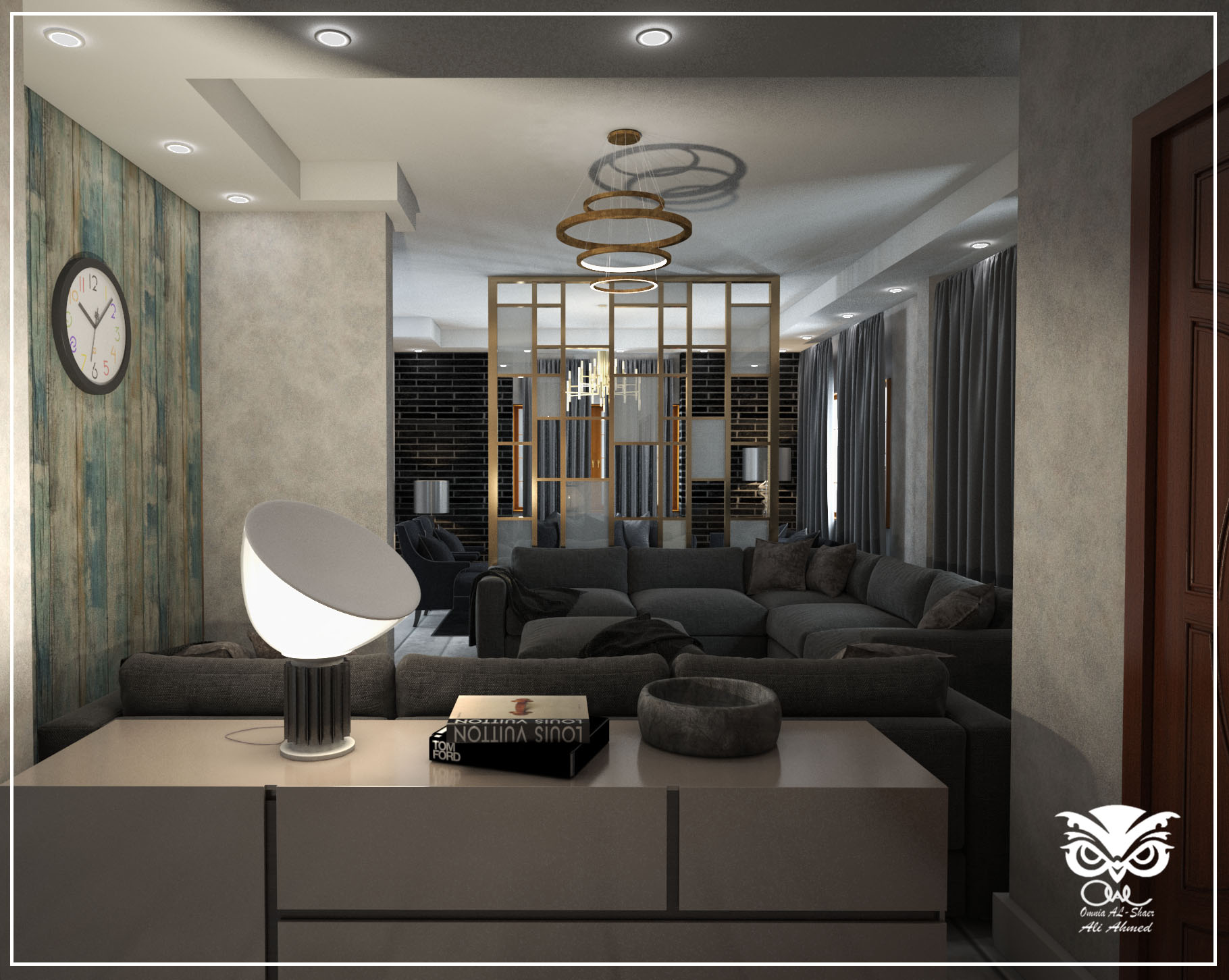 flat including 2 rooms and living room-0