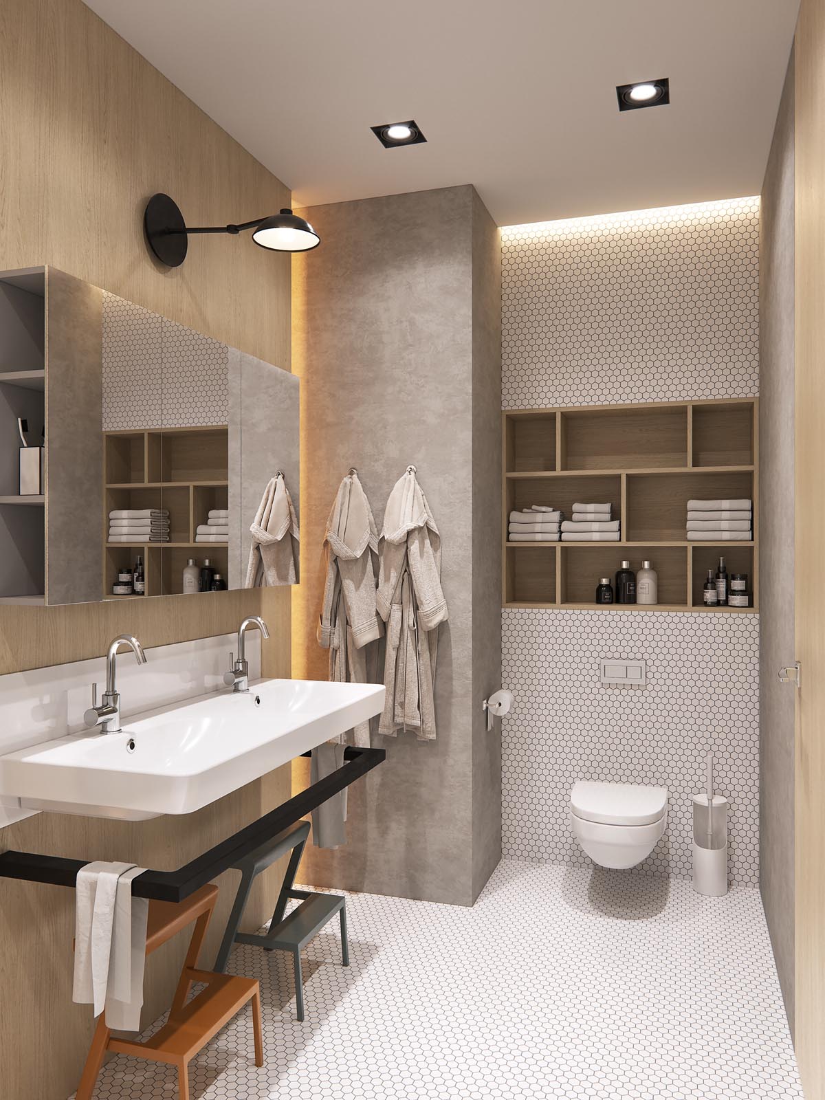 一个简洁的现代家庭  尼斯·巴斯帕洛夫(Denis Bespalov)-19