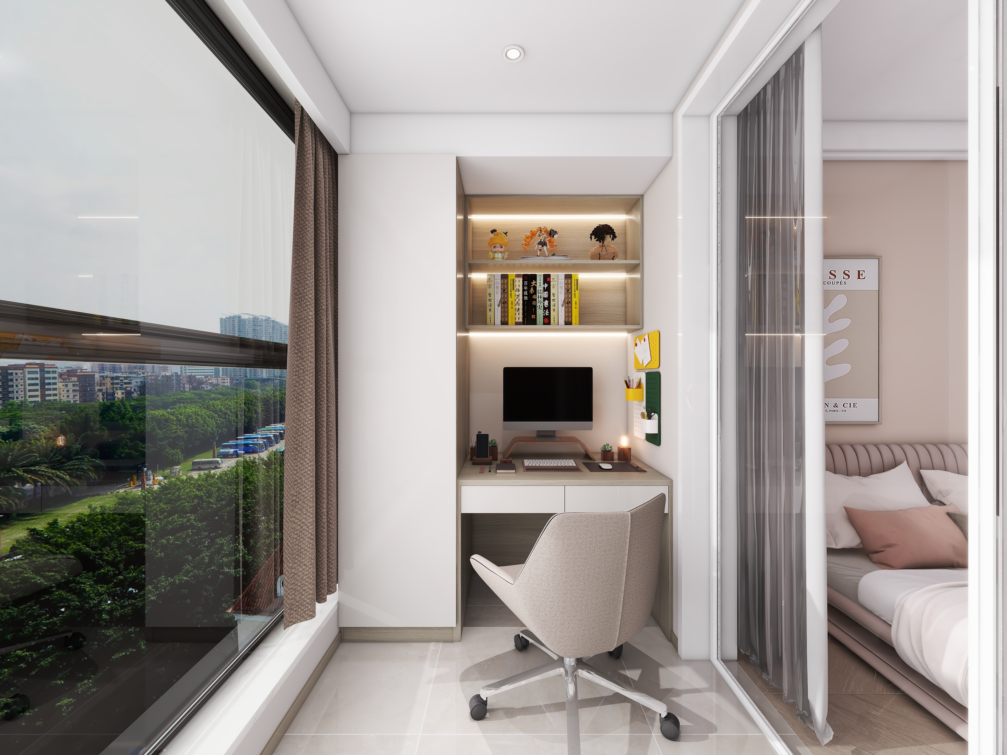 四川成都香瑞楠府（95平方现代简约三居室）-30