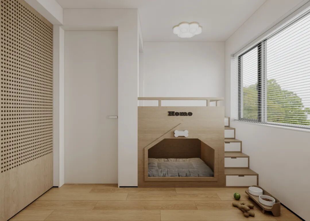 YUJINGDESIGN·现代极简&包豪斯，人宠和谐空间-65