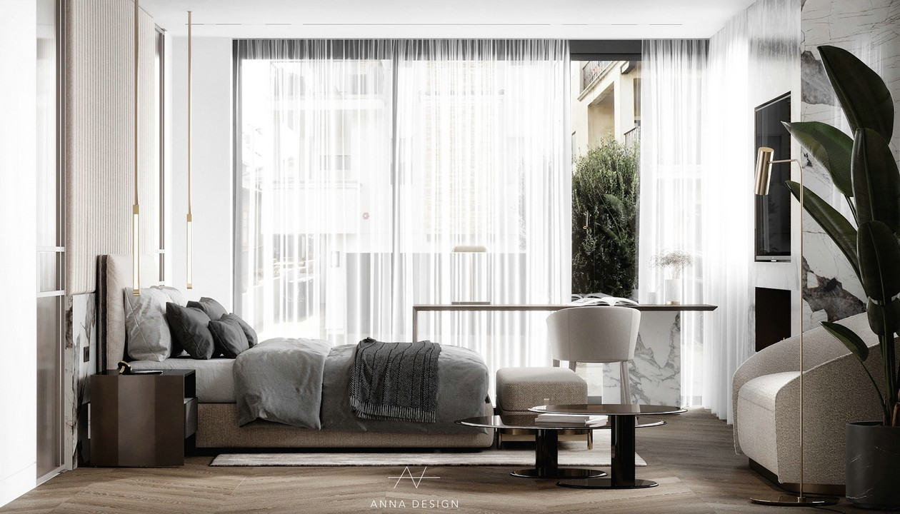 高级灰色系住宅设计-4