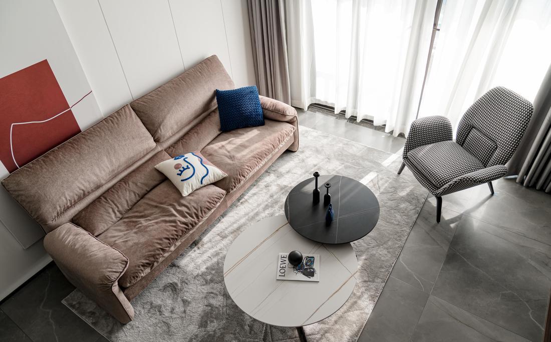 95 后高级风婚房，胡桃木与大理石的完美融合-14