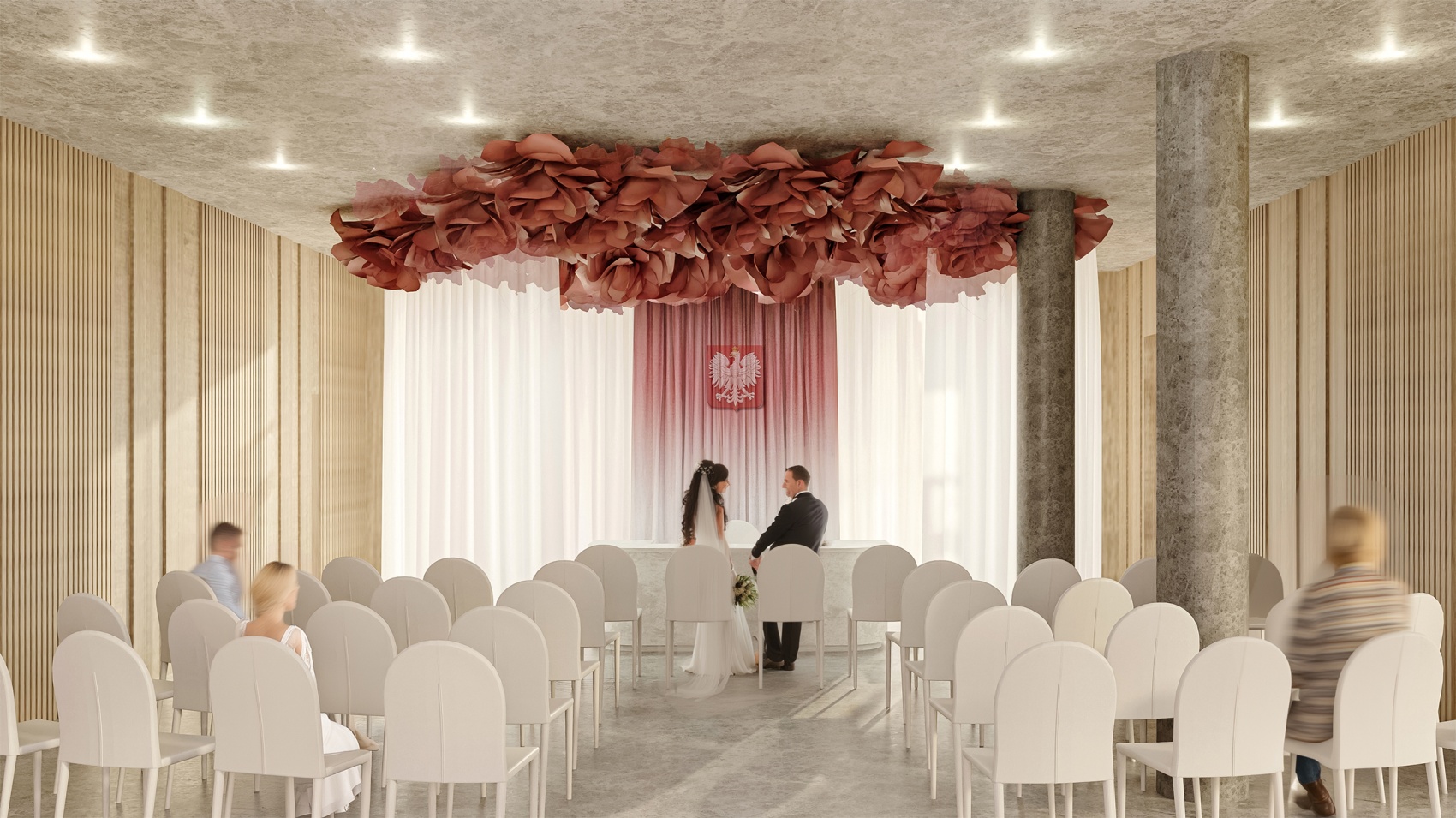 Bydgoszcz婚姻登记处室内设计项目丨PolandBydgoszcz-5