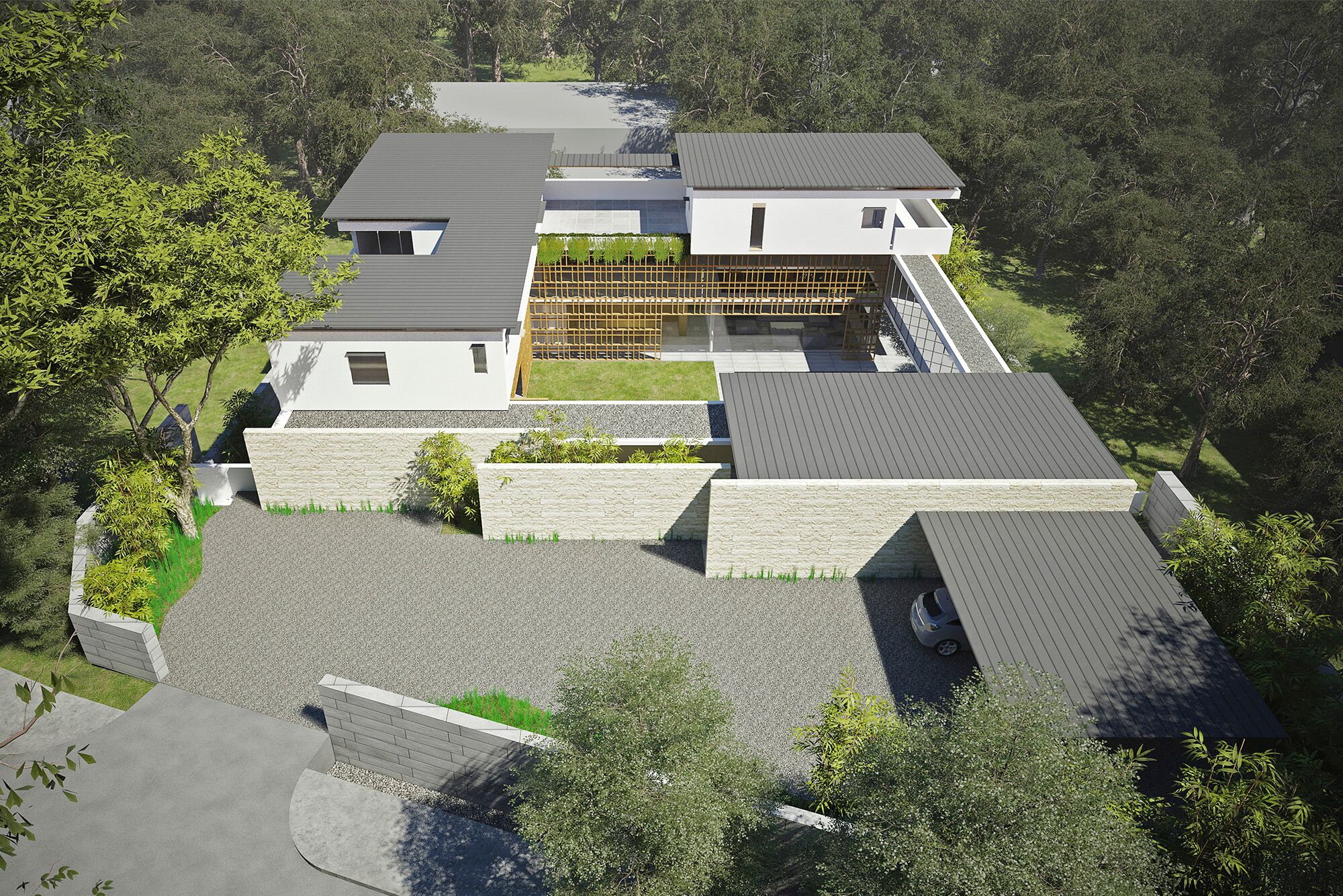 The Courtyard House Brewin Design Office-3