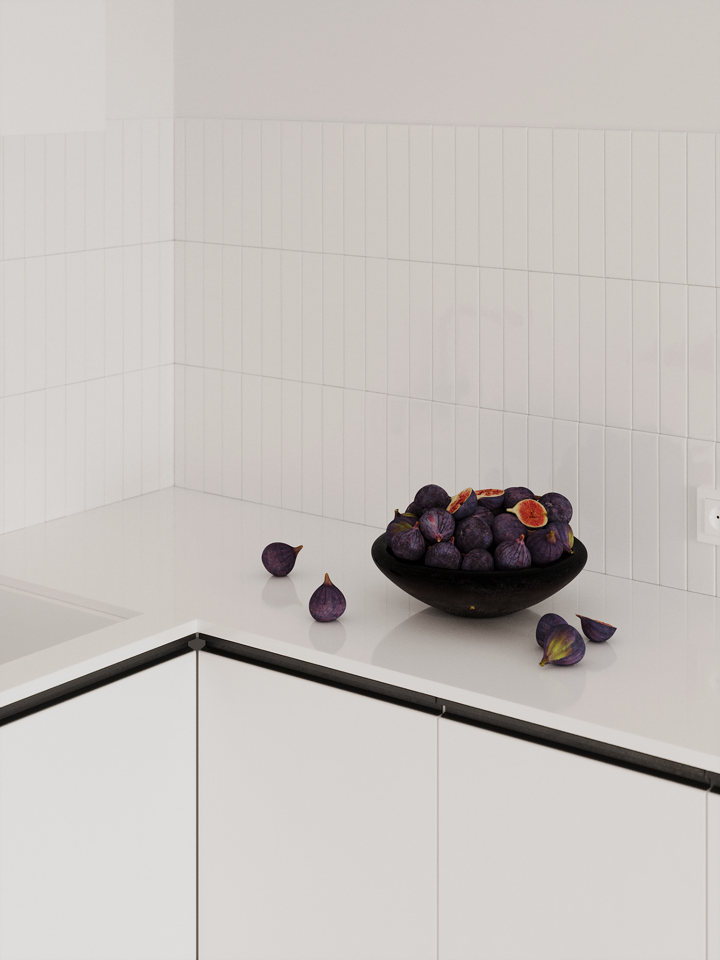 现代白色系 小户型空间-17