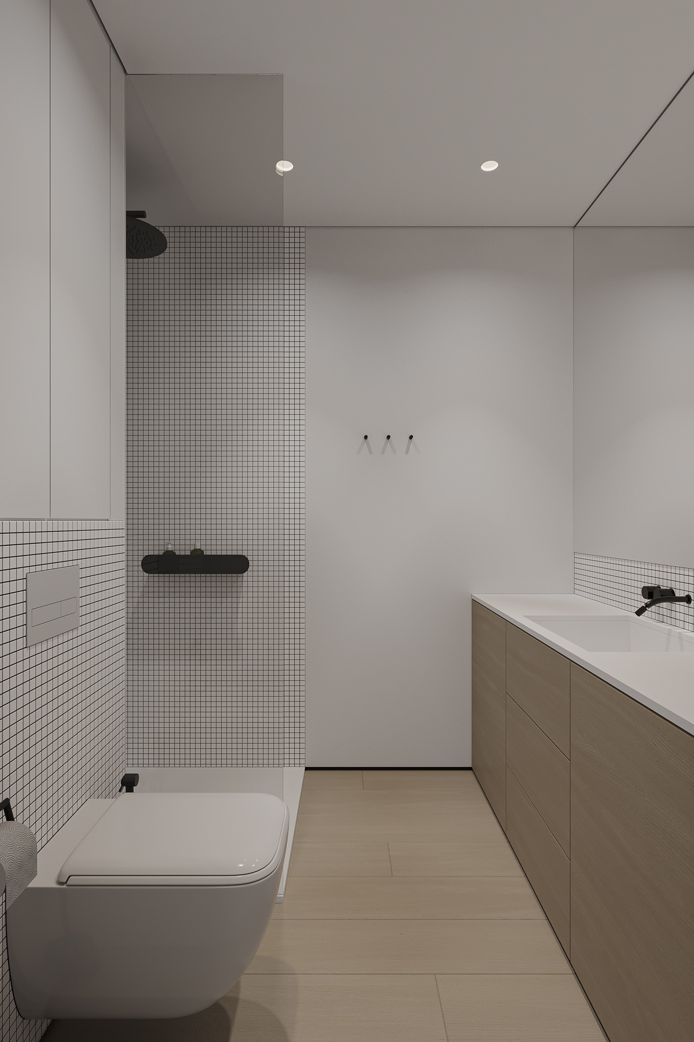 40平 灰色调 简约公寓设计！-13