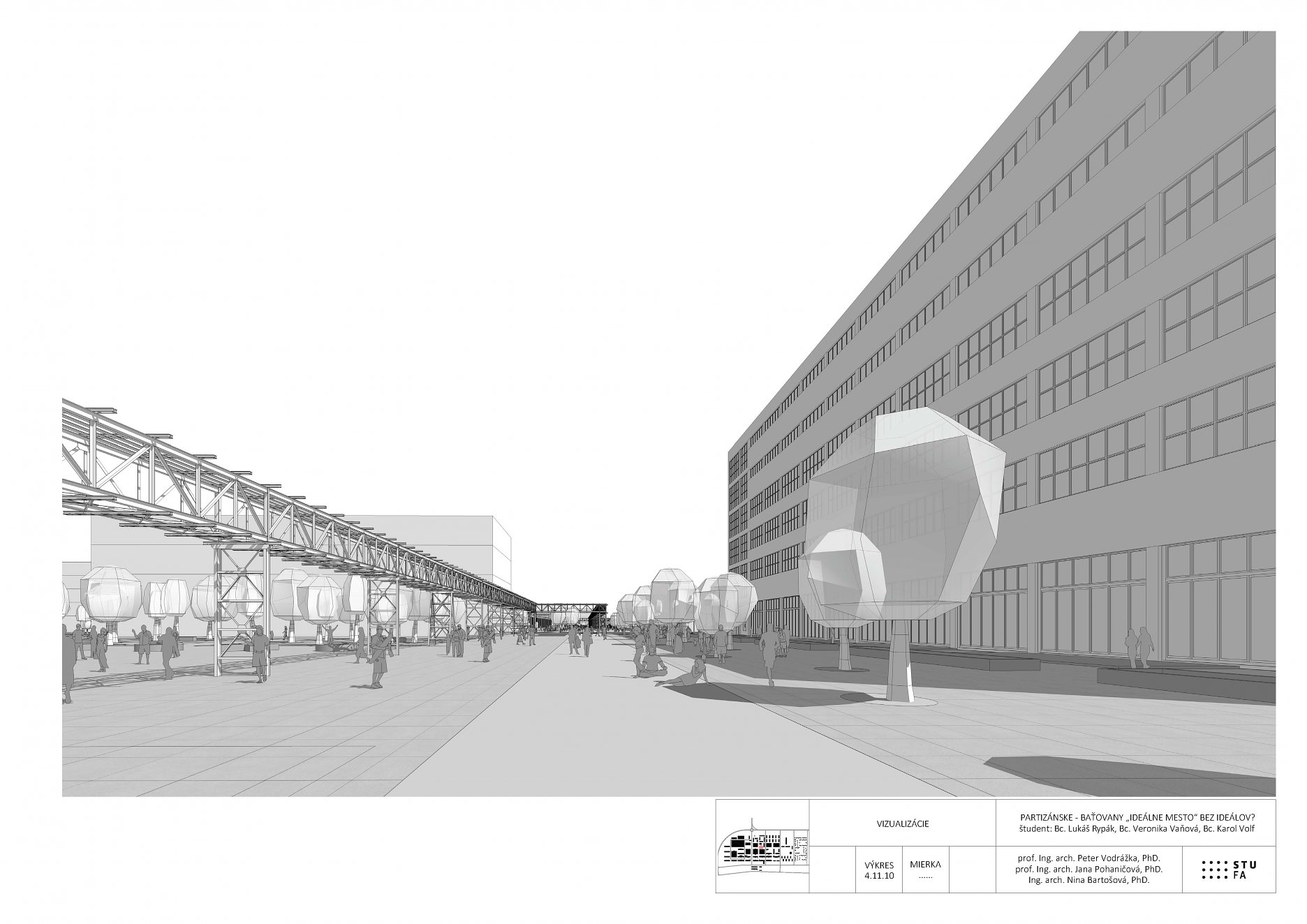 Partizánske  Baťovany工业区复兴设计方案丨斯洛伐克丨Bc. Lukáš Rypák等三人团队,与教授合作-73