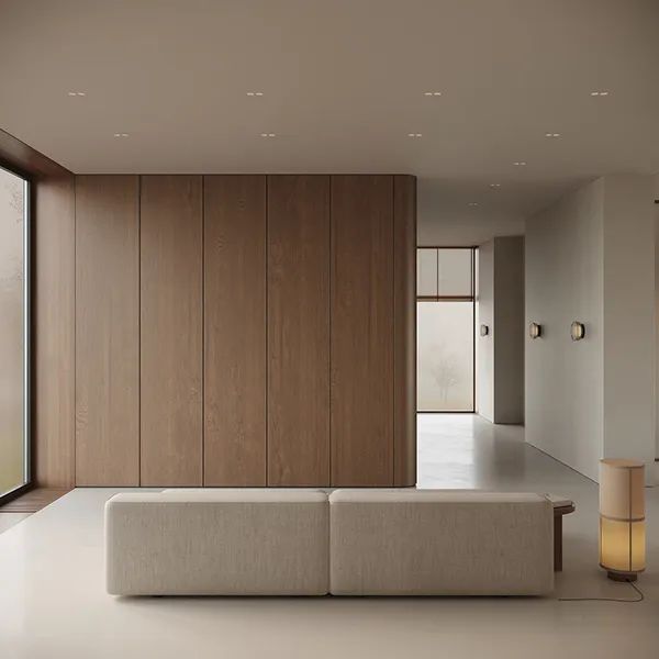 暖色调原木系奶油风极简设计丨HPISD-38